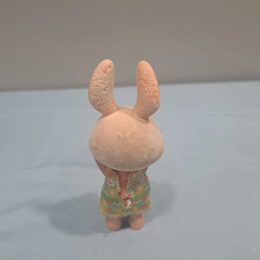 Honey‎ Bee Acres Time To Garden Bunny Figure Only Floral Dress Figure Flocked
